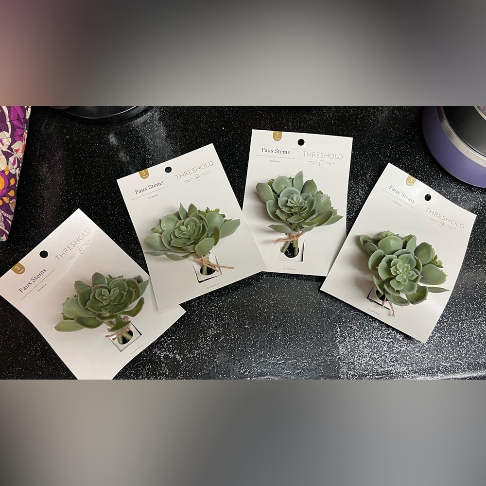 Threshold Faux Succulent Stems - Sage Green